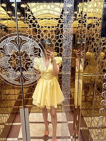 Повседневное платье, Лето, Короткая модель, S