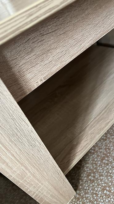 Журнальные столы: Журнальный столик из ЛДСП в цвете дуб сонома Размеры 50 - Форма — 5