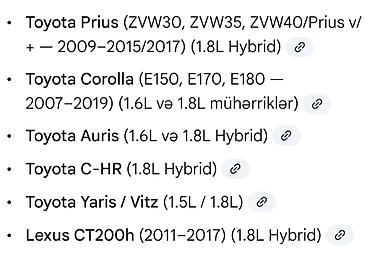 turbo az kia ceed universal: Denso İridium şamları yenidir 4 ədəd Toyota, Prius 30 və Lexus bəzi — 4