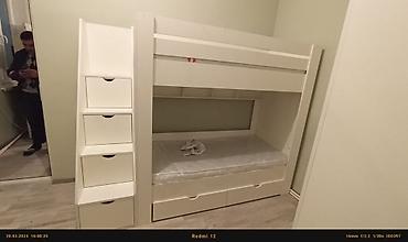 taxt tumba: Oğlan və qız üçün, Yeni, Çarpayı, Matras ilə, Siyirməli, Laminat — 2