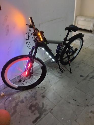 İdman velosipedləri: Dağ velosipedi – 26” təkərli, sürətlilər - Çərçivə: yüngül ərintili — 6