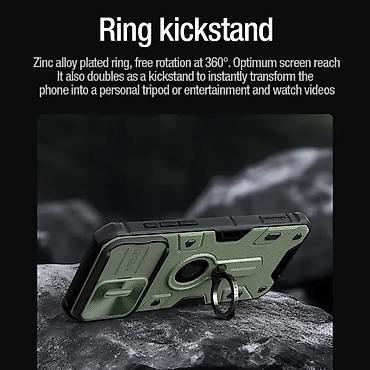 Maske i futrole: Futrola Nillkin Cam Shield Armor Pro za iPhone 15 Pro Max (6.7) — 4