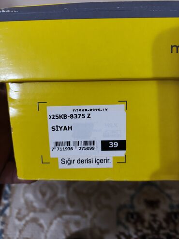 Botinka və botilyonlar: Ölçü: 39, rəng - Qara, Yeni — 11