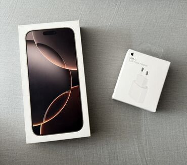 айфон 14 про купить в бишкеке: IPhone 16 Pro Max, Колдонулган, 256 ГБ, Desert Titanium, Заряддоочу түзүлүш, Коргоочу айнек, Каптама, 98 %