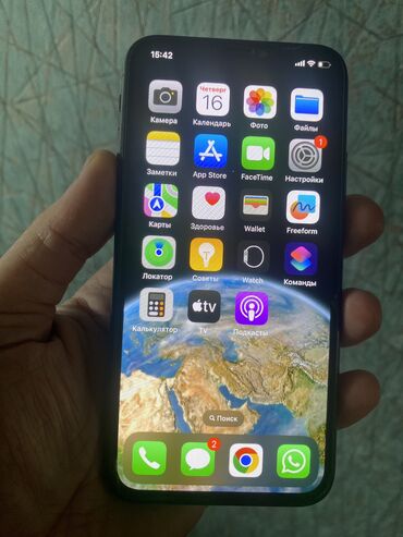 Apple iPhone: IPhone X, 64 GB, Qara, Barmaq izi, Simsiz şarj, Face ID