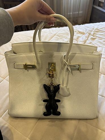 butun барсетка цена: 🔥Hermès Birkin в элегантном белом/молочном цвете. 30 x 22 x 16 см — 1