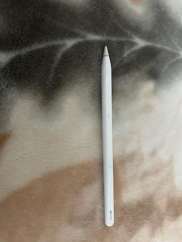 Stiluslar: Apple Pencil stilusunda rəqəmsal qələm. Ağ rəngli, nazik və erqonomik — 3