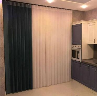Pərdə və tüllər: Məhsul: Panel pərdə sistemi Təsvir: - Müasir panel pərdələr – mətbəx — 3