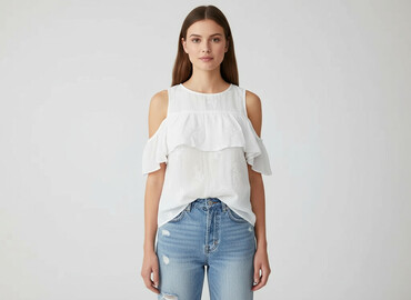 koszula abercrombie damska: House of Denim, Жіноча блуза, розмір XS