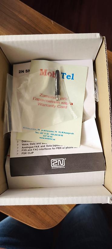 Masaüstü kompüterlər və komponentlər: 2N SmartGate FAX (model: 501413E) – GSM–PSTN qapısı Xüsusiyyətlər: - — 5