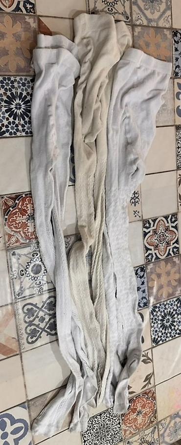 termo corab: Rəng - Ağ Kolqotkalar, Qız üçün, 6 - 7 yaş — 2