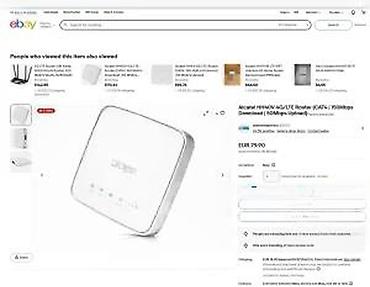 Modemi, ruteri i mrežni uređaji: 4G/LTE kućni ruter – Alcatel HH40V (Congstar HomeSpot) Ključne — 18