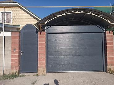 Откатные ворота: Откатные ворота из сэндвич‑панелей с автоматикой - Полотно — 109