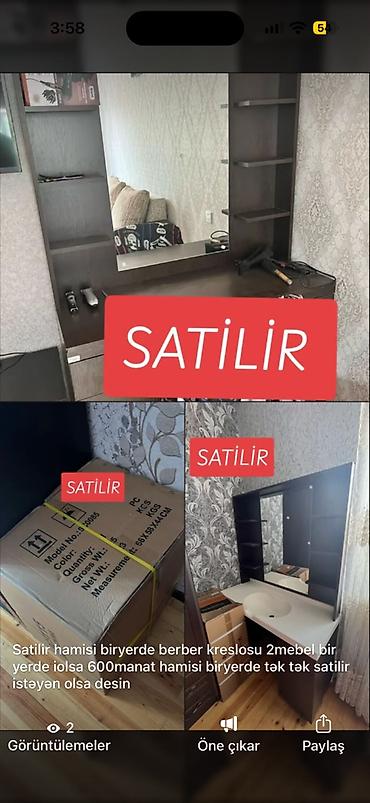 kəsim stolu: Yeni, Saç kəsimi üçün masa, Güzgülü — 4
