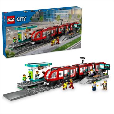 razvivajushhie igrushki dlja detej 7 mesjacev: НОВИНКА !Lego 60423 City 🏙️ Трамвай и станция в центре города 🚠811