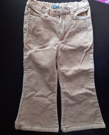 штанишки на девочку: Джинсы и брюки, цвет - Бежевый, Б/у