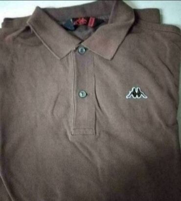 muške majice kratkih rukava: T-shirt Kappa, color - Brown