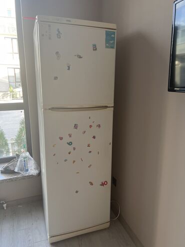 ретро холодильник: Муздаткыч Stinol, Колдонулган, Эки камералуу, No frost