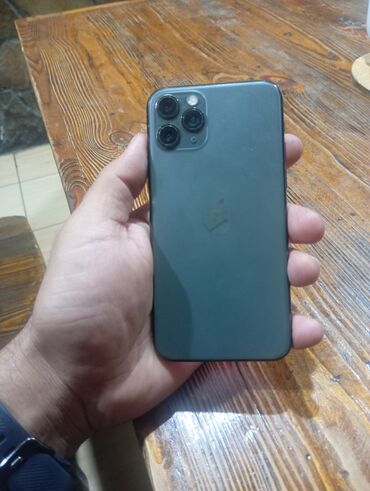 iphone 11 satis: IPhone 11 Pro, 64 GB, Matte Midnight Green, Face ID