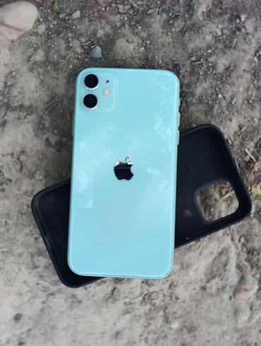 iphone 11 копия: IPhone 11, Б/у, 128 ГБ, Зеленый, Чехол, 72 % — 2