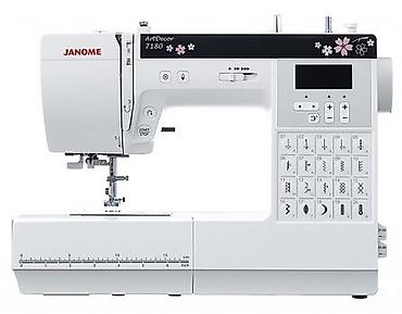 6с: Жаноме ArtDecor 7180 Новая модель компьютерной швейной машины Janome — 1