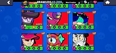 random şeylər: Brawl Stars hesabı (Supercell) - Kupa: 1060+ - Brawler sayı: 42/100 - — 8