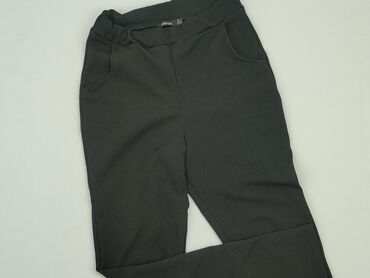 bluzki czarne damskie: Material trousers, Boohoo, S (EU 36), condition - Very good