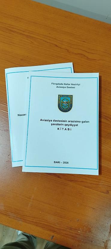 defter üzü: Sifarişlə hazırlanani qeydiyyat və uçot kitabları, sətəm jurnalları və — 3