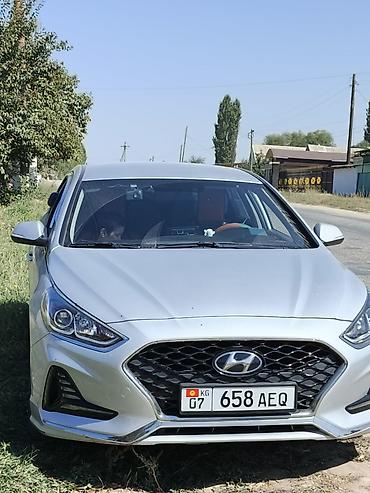 rx 2016: Аренда машина для такси !!!Hyundai Sonata, серебристый седан — 1