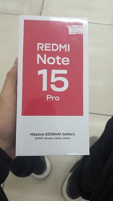 Уюлдук телефондор жана аксессуарлар: Redmi, Redmi Note 15 Pro, Колдонулган, 256 ГБ, түсү - Кара — 1
