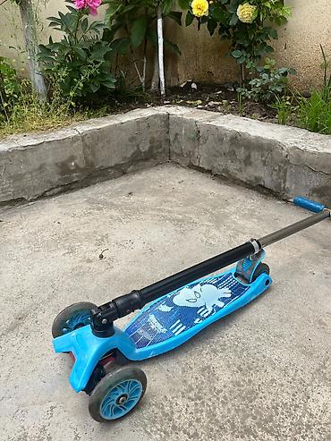 3 tekerli velosiped type 1: Uşaq skateri – 3 təkərli, qatlanan model.İşlənmişdir lakin işlək — 4
