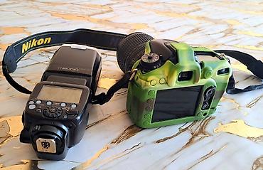 fləş: Nikon D7100 DSLR fotoaparat + obyektiv və fleş+çanta və lart — 1