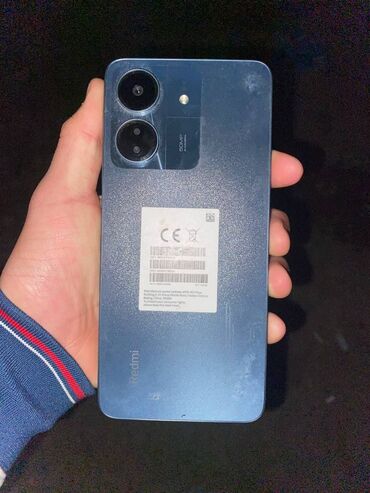 телевон редми: Xiaomi, Redmi 13C, Б/у, 128 ГБ, цвет - Синий, 2 SIM