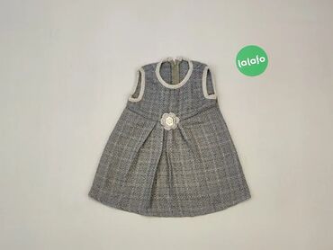 Sukienki: Sukienka, 2 lata, wzór - Kratka, kolor - Szary