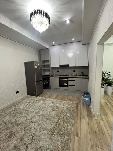 тоголок молдо фрунзе: 1 комната, 44 м², Элитка, 2 этаж, Евроремонт