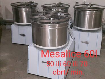 Ostali kuhinjski aparati: Mesalice su kapaciteta 2-25kg brasna ili 5-45kg mesa (min-max), brzina