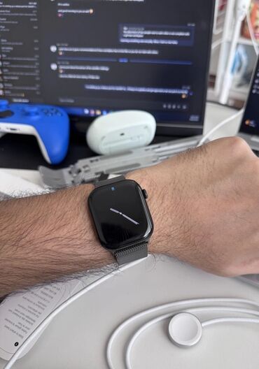Eynəklər: Yeni, Smart saat, Apple, Sensor ekran, rəng - Qara