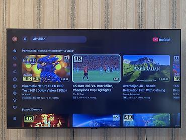 Televizorlar: İşlənmiş Televizor Samsung LED ekran 55" 4K (3840x2160), Ünvandan götürmə — 1