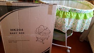 Beşiklər: HK204 Baby Bed – beşik/kolyaska tipli körpə çarpayısı - Yaş aralığı — 9