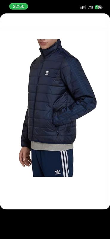 Куртки: Легкая куртка Adidas Originals в эксклюзивном цвете night blue размер — 2