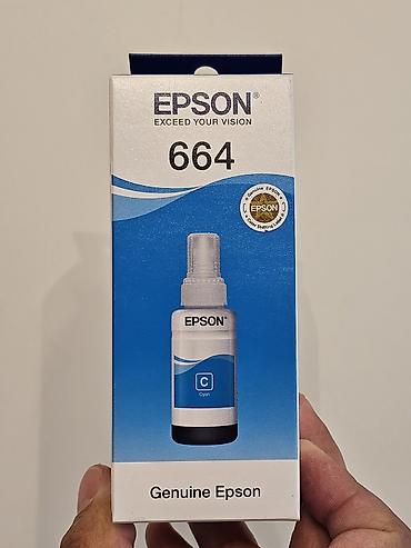 epson l1300: Epson 664 Original Mürəkkəb 70 ml – Cyan, Magenta, Sarı Epson 664 — 2