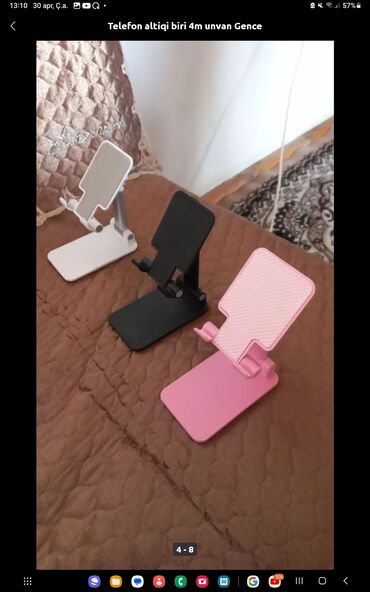 Telefon üçün tripodlar: Yeni telefon altlıqları ofis üçün əlqqə nömrəsi telefon standı