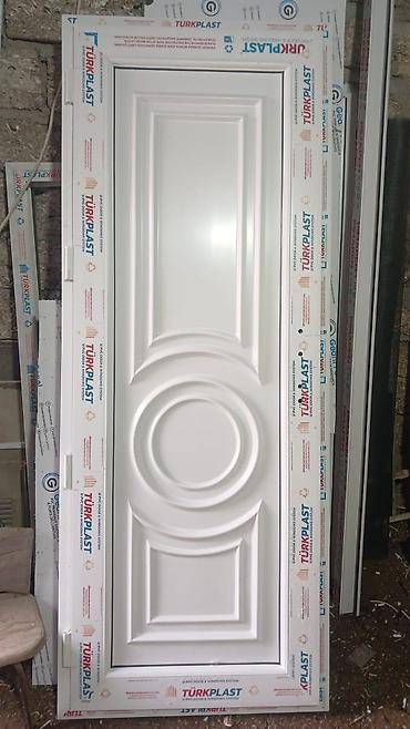 Plastik qapılar: PVC qapı və pəncərələr - Material: PVC profil (üzərində qoruyucu — 9