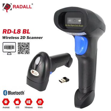 флешки usb usb 3 0: Сканер L8BL 2D Wired USB+Bluetooth+2.4G Wireless Scanner