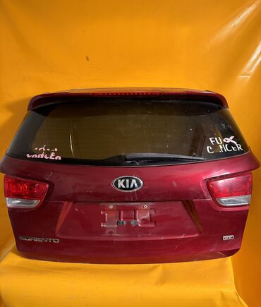 kia sorento prime: Крышка багажника Kia Б/у, цвет - Красный,Оригинал