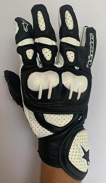 Oprema za bicikliste: Rukavice za motocikl – sportski model GPX - Materijal: prirodna koža — 8