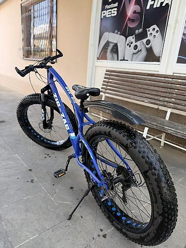 velosipedlə: Zig-Zag fatbike velosiped Real Aliciya Endirim😍 - Rəng: mavi - Karkas — 1