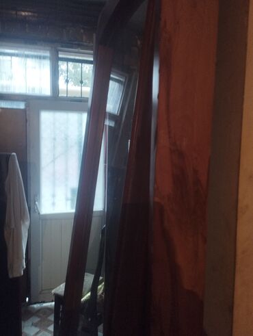 Otaq qapıları: Taxta qapı və qutu-komplekt размер:80/220 - Material: ağac (qəhvəyi — 9