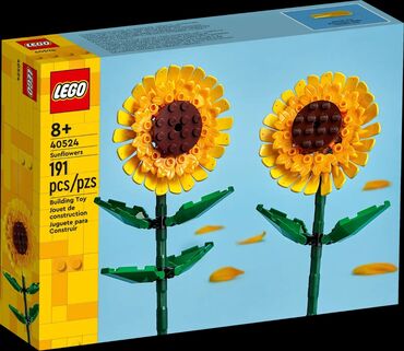 razvivajushhie igrushki ot 2 let: Lego Flowers 💐 40524 Подсолнух рекомендованный возраст 8+,191деталь💛