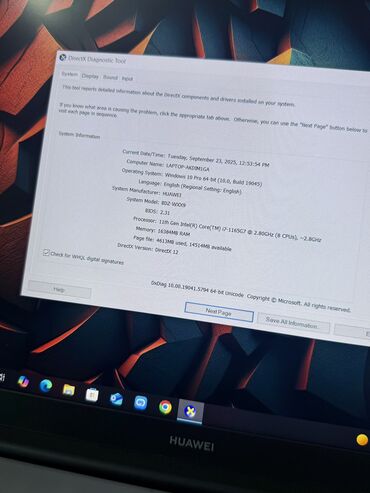 Huawei: Intel Core i7, 16 GB, 15.6 " — 3